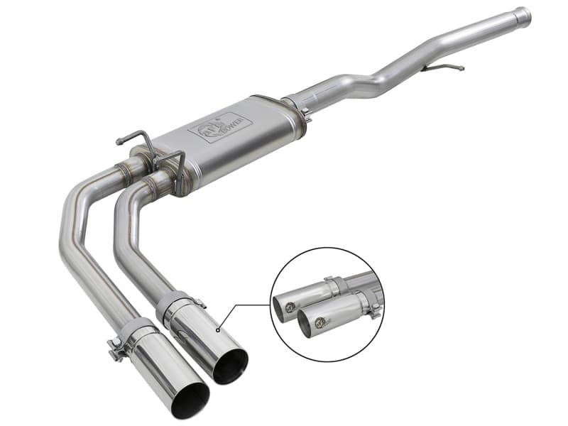 מערכת פליטה aFe Exhaust Cat Back לג'יפ סילברדו 1500