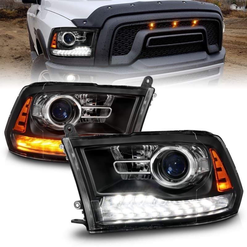 פנסי ראש LED/פרוג'קטור ANZO לראם 1500