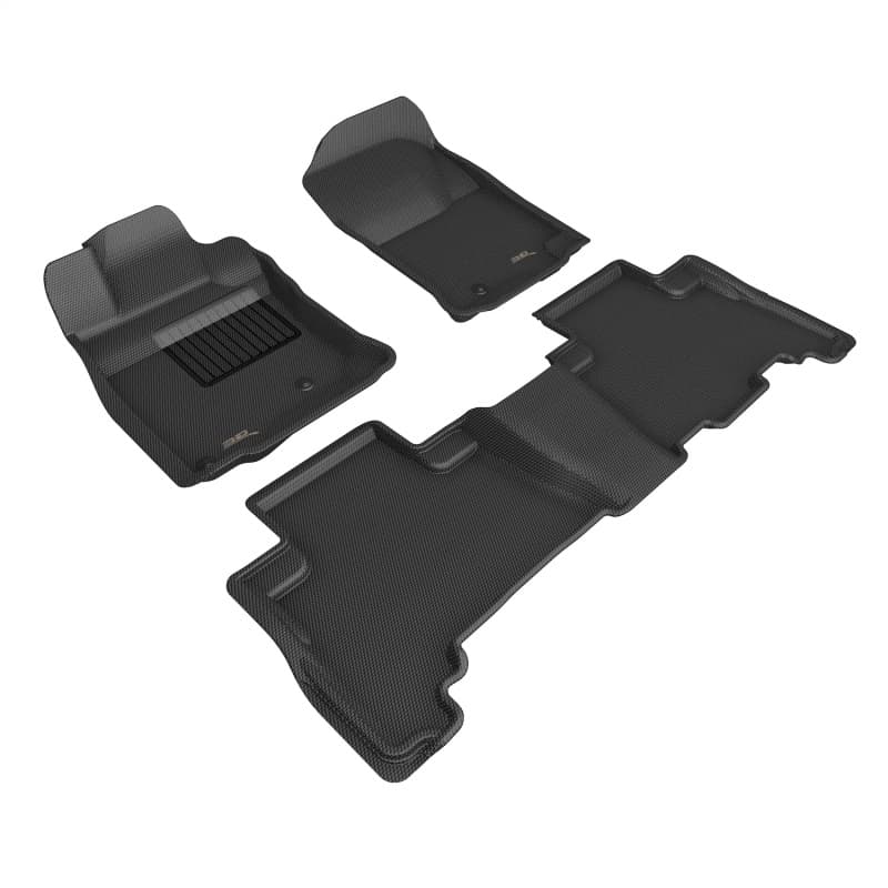 שטיחי רצפה 3D MAXpider KAGU קומבו שחורים לאיסוזו D-Max