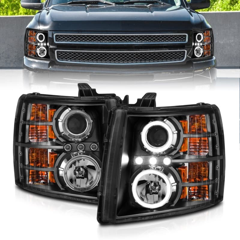 פנסי LED/פרוג'קטור ANZO לג'יפ רנגלר