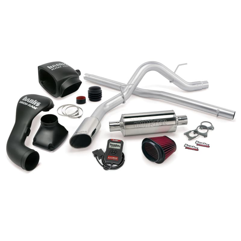 מערכת Stinger Plus של Banks Power עם פיית פח כרום