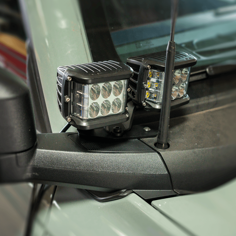 Cali Raised LED מתקן פנסי Ditch CAL לפורד F-150