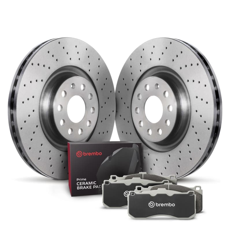 Brembo OE דיסקיות BRE מחוררות מצופות UV