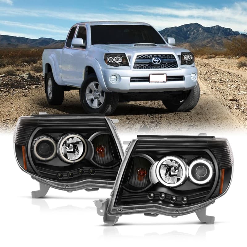 פנסי ראש ANZO פרוג'קטור עם הלו לפורד טאקומה 2005-2011