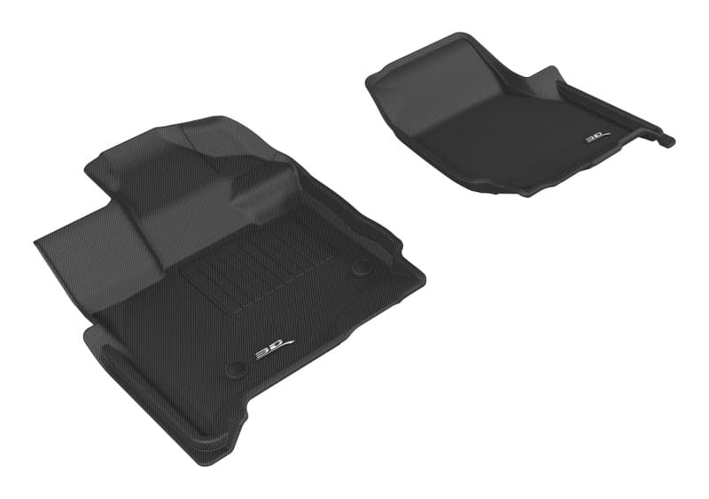 שטיחי רצפה 3D MAXpider Kagu קדמי שחור לאיסוזו D-Max