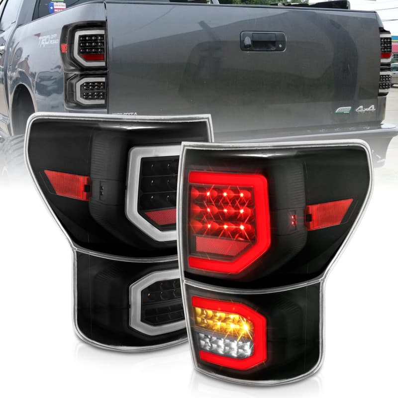 פנסי אחוריים LED ANZO בעיצוב פלטה