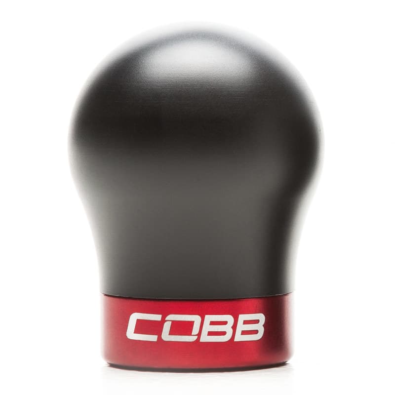 כפתור הילוכים COBB שחור עם בסיס אדום