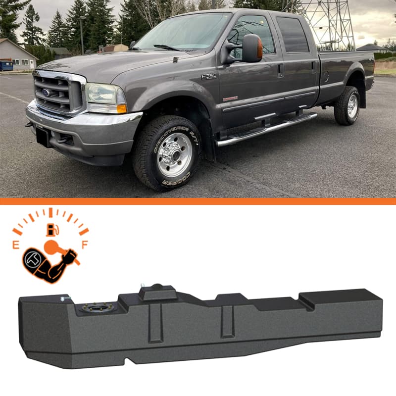 Titan Fuel Tanks מיכל דלק Titan 67 גלון לפורד F250/F350