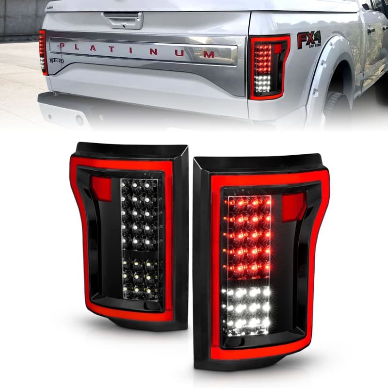 פנסי אחוריים LED ANZO לג'יפ רנגלר