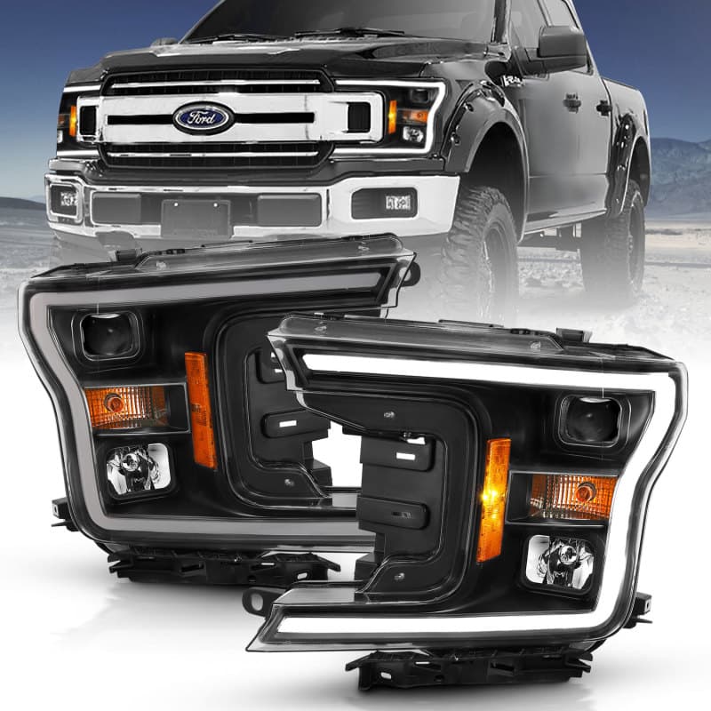 פנסי ראש פרוג'קטור LED ANZO לפורד F-150