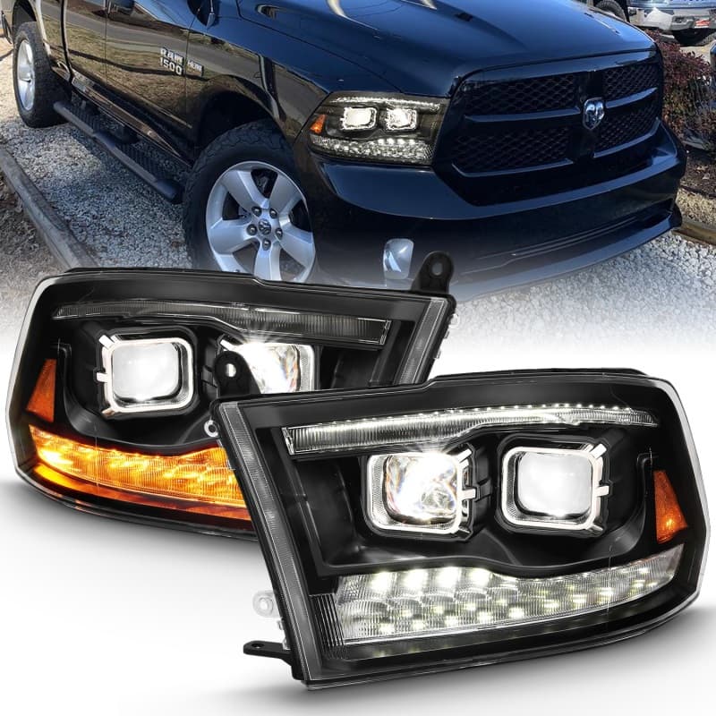 פנסי ראש LED/פרוג'קטור ANZO