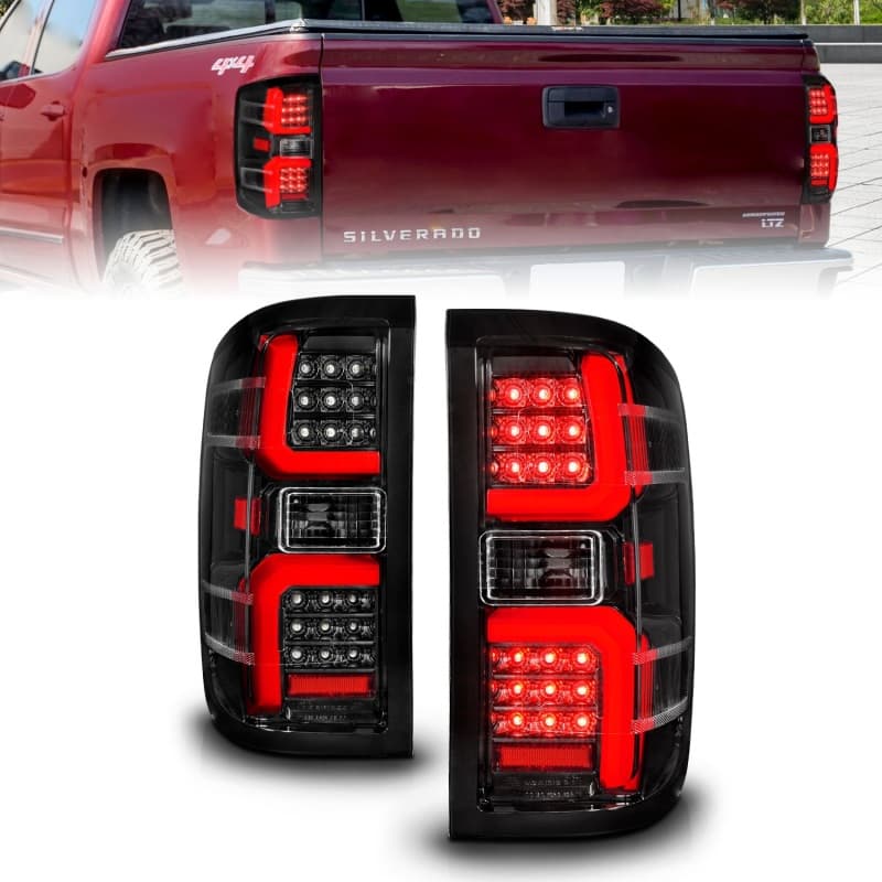 פנסי אחוריים LED ANZO לשברולט סילברדו 2500 HD