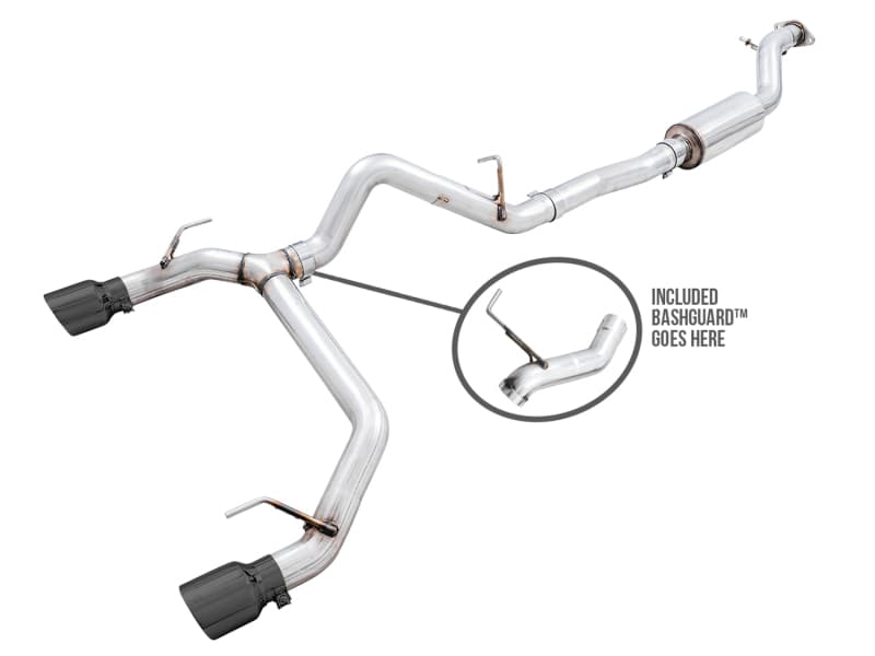 AWE Tuning מערכת פליטה AWE Cat-Back לפורד ברונקו