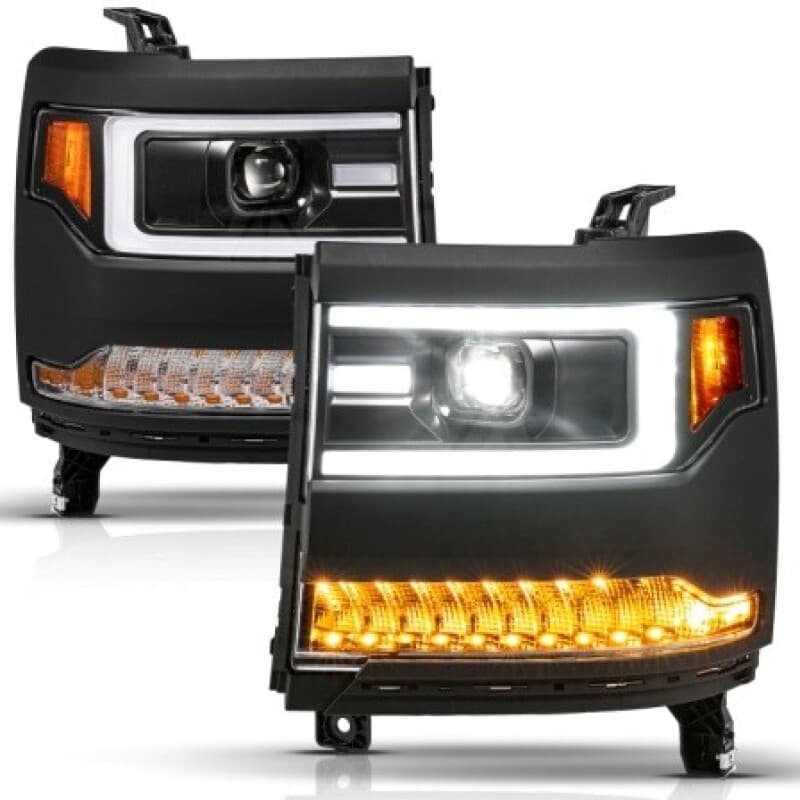 פנסי LED/פרוג'קטור ANZO לג'יפ שברולט סילברדו 1500
