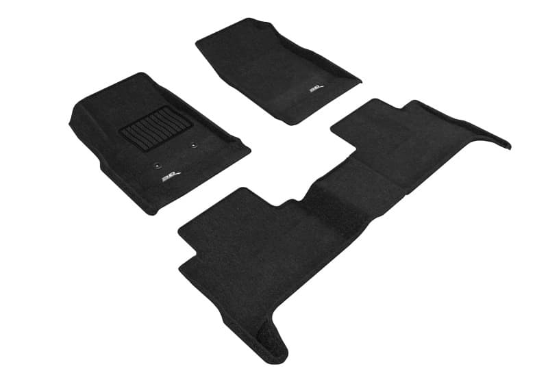 שטיחי הגבהה 3D MAXpider Elegant קומבו שחורים לאיסוזו D-Max