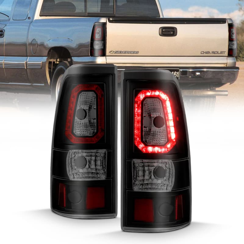 פנסי אחוריים LED ANZO לשברולט סילברדו 1500 2003-2006