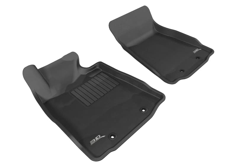 שטיחי רצפה 3D MAXpider KAGU קדמיים שחורים לאיסוזו D-Max